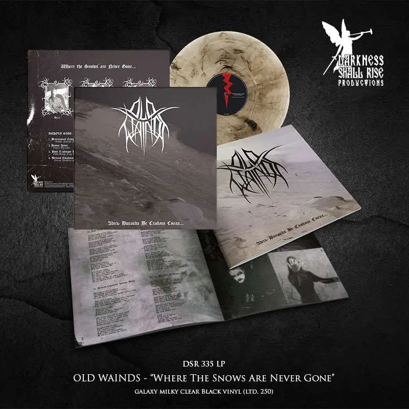 OLD WAINDS · Where The Snows Are Never Gone... | GALAXY MILKY CLEAR BLACK LP (Black Metal Vinyl) · Bild 3