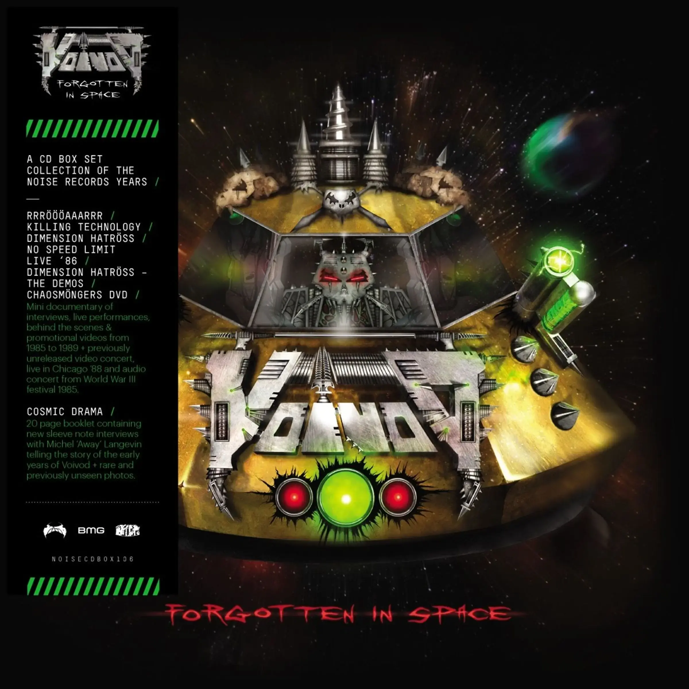 VOIVOD · Forgotten in Space | 5CD+DVD BOXSET (Metal/Thrash Metal/Progressive Metal CDs)