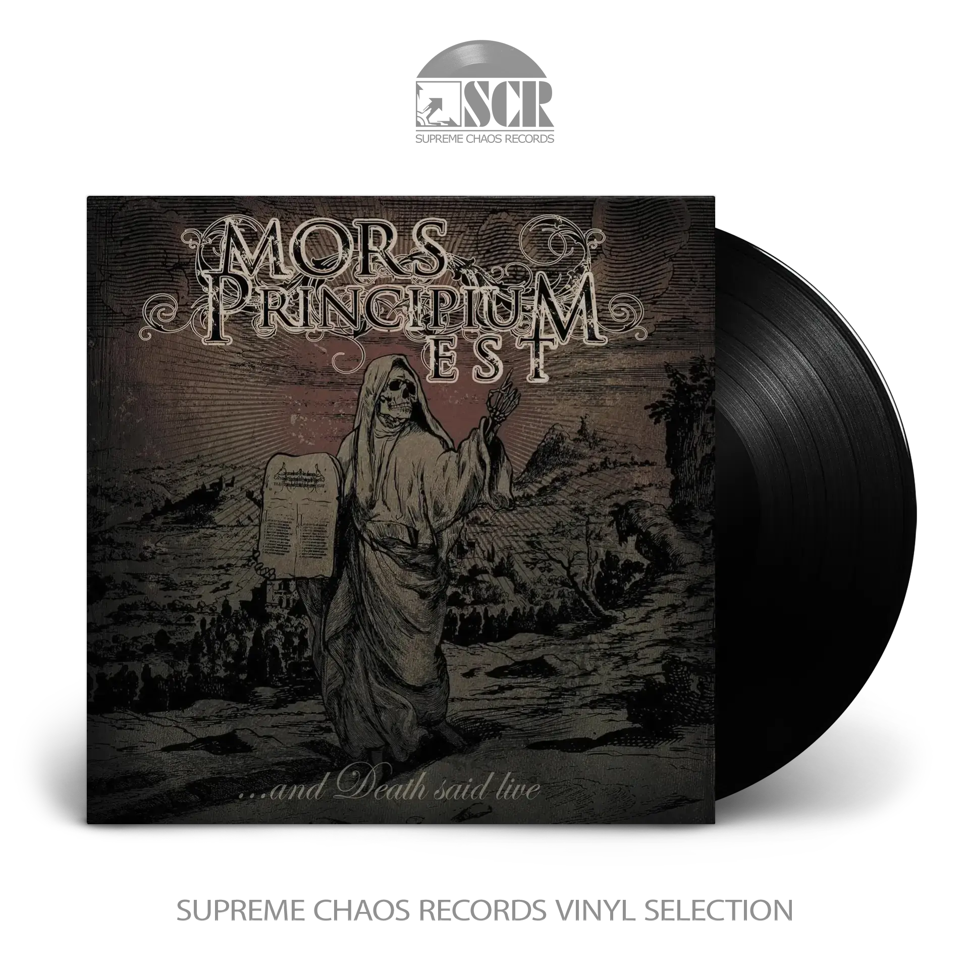 MORS PRINCIPIUM EST · And Death Said Live | BLACK LP (Melodic Death Metal Vinyl)