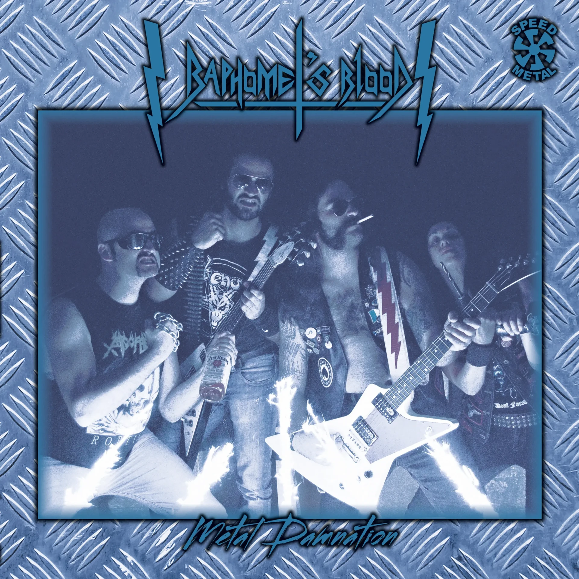 BAPHOMET'S BLOOD - Metal Damnation [BLACK LP] (Speed Metal Vinyl) · Bild 1