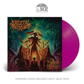 SKELETAL REMAINS · Fragments of the Ageless | TRANSPARENT MAGENTA LP (Death Metal Vinyl)
