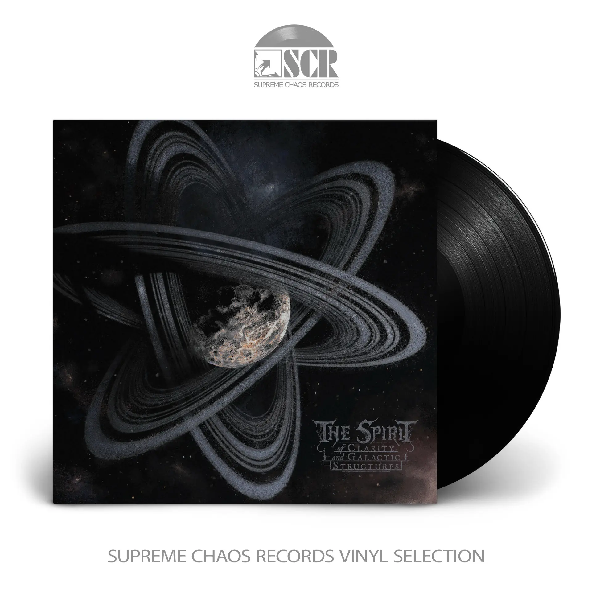 THE SPIRIT - Of Clarity And Galactic Structures · BLACK LP (Black Metal Vinyl)
