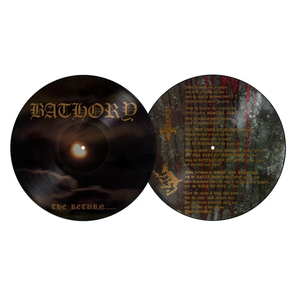 BATHORY · The Return | PICTURE DISC LP (Black Metal Vinyl)