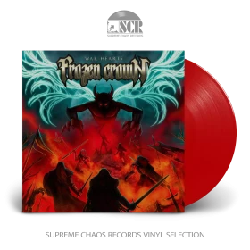 FROZEN CROWN · War Hearts | RED LP (Power Metal Vinyl)