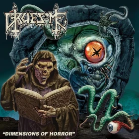 GRUESOME · Dimensions Of Horror | CLEAR GREEN LP (Death Metal Vinyl) · Bild 1
