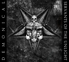 DEMONICAL · Servants Of The Unlight | WHITE/GREY/BLACK MARBLED LP (Death Metal Vinyl) · Bild 1