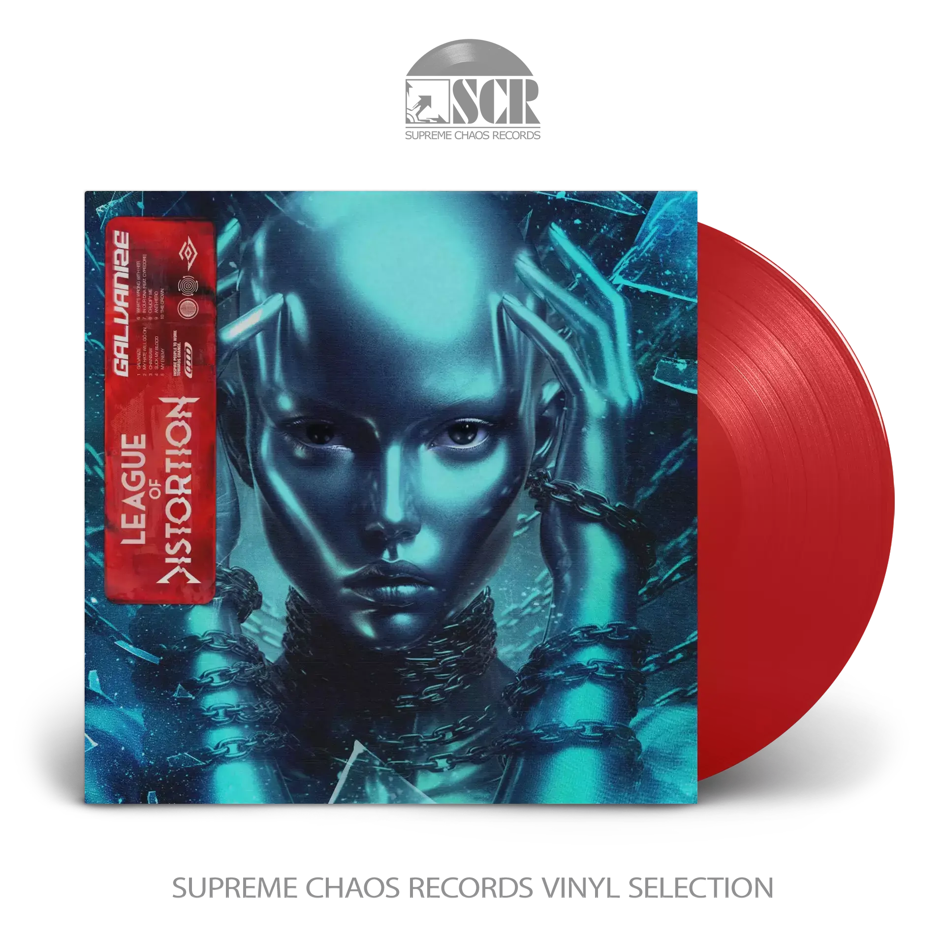 LEAGUE OF DISTORTION - Galvanize · RED LP (Modern Metal Vinyl)