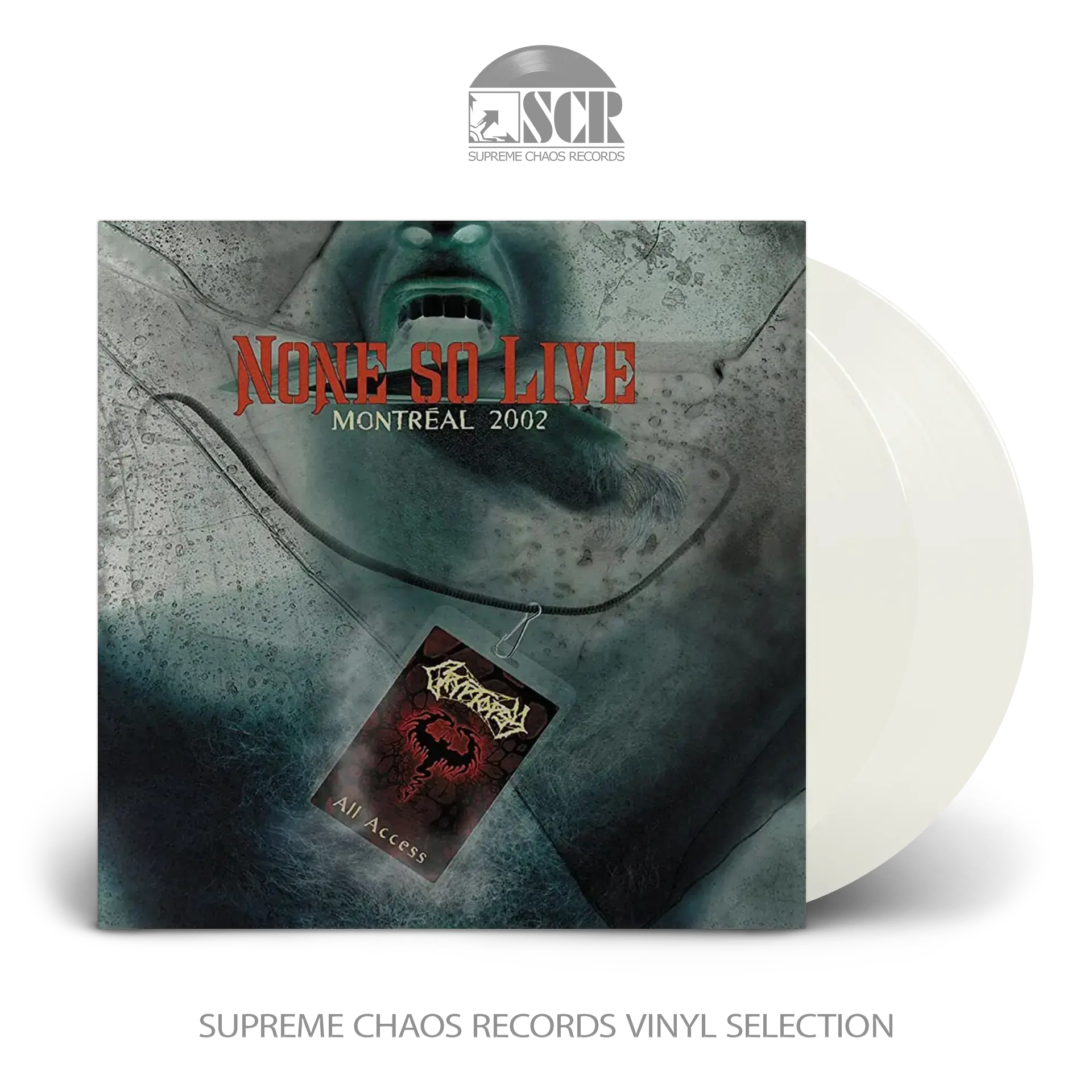 CRYPTOPSY · None So Live | CLEAR 2LP (Technical Death Metal Vinyl)