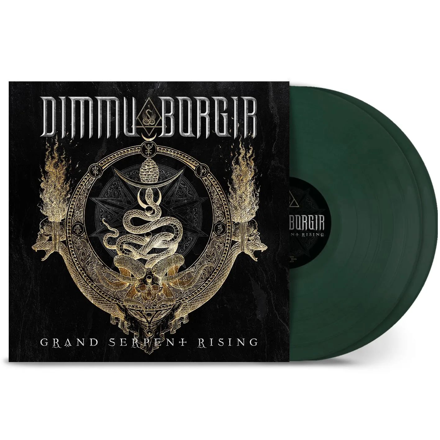 DIMMU BORGIR · Grand Serpent Rising | DARK GREEN 2LP (Black Metal Vinyl) · Bild 3