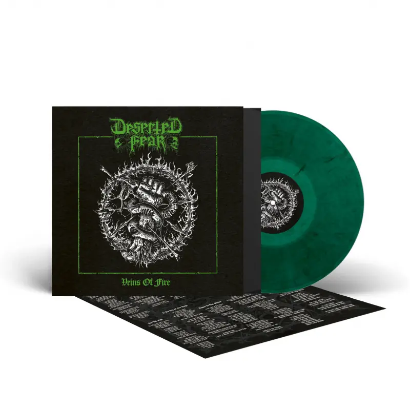 Deserted Fear · Veins Of Fire | Green Marbled LP