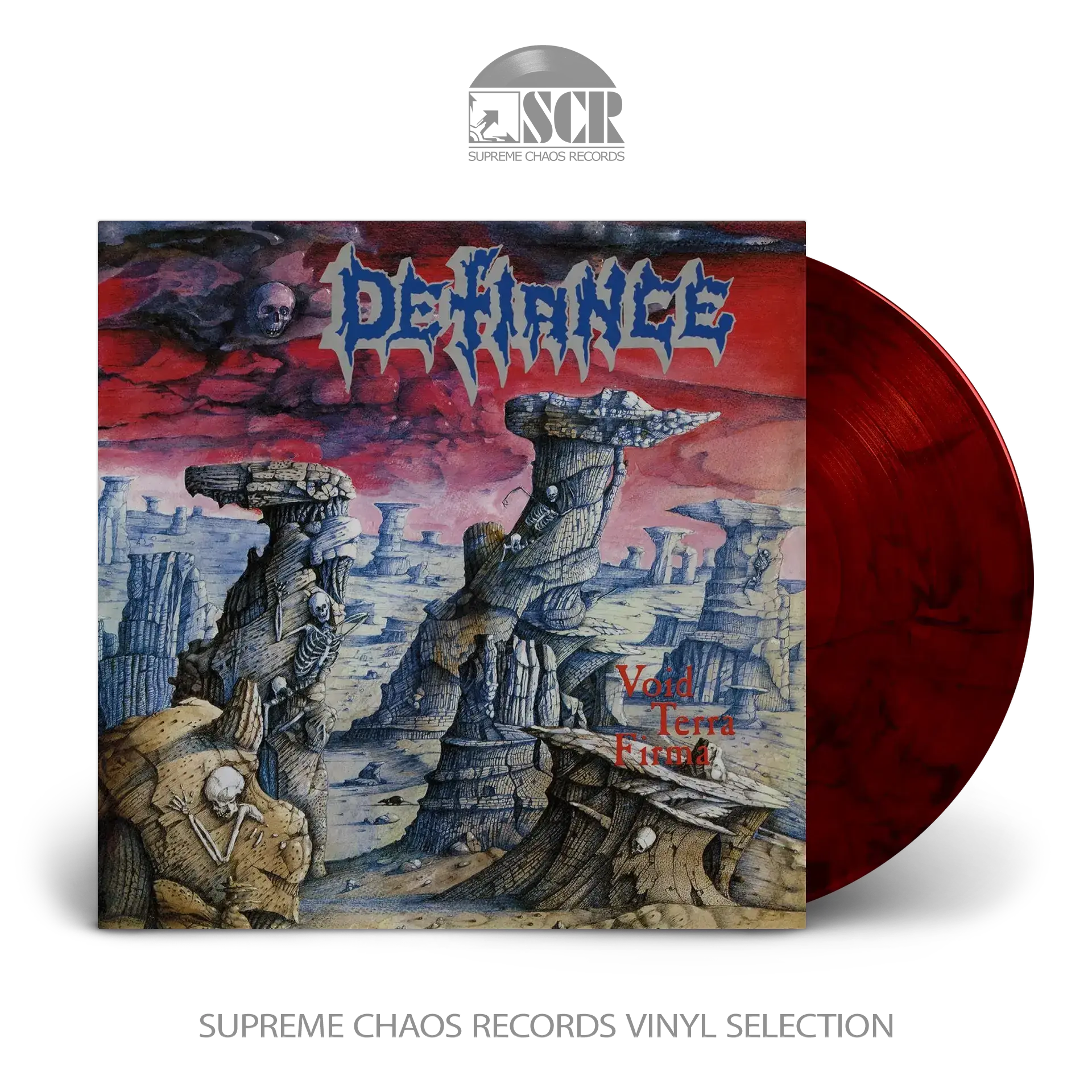 DEFIANCE · Void Terra Firma | RED/BLACK MARBLED VINYL (Thrash Metal Vinyl)