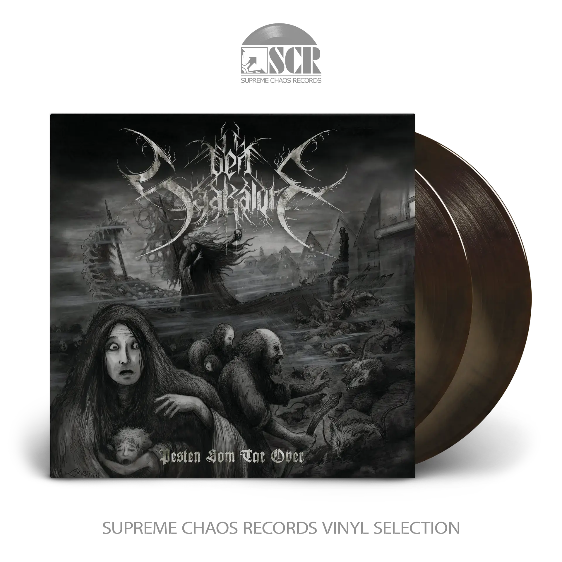 DEN SAAKALDTE · Pesten Som Tar Over | COLOR IN COLOR 2LP (Black Metal Vinyl)