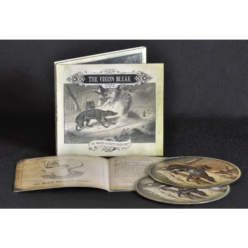 THE VISION BLEAK · The Wolves Go Hunt Their Prey (Deluxe) | CD+DVD (Gothic Metal/Heavy Metal/Horror Metal CDs) · Bild 1
