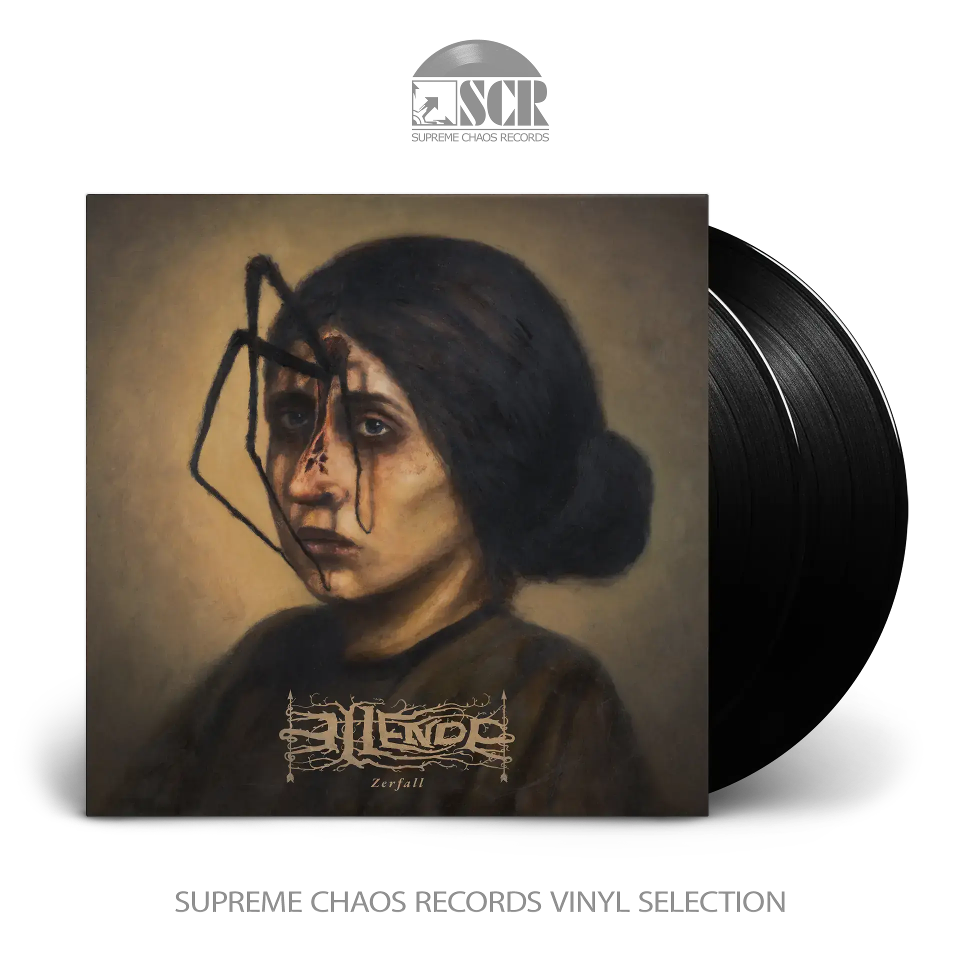 ELLENDE · Zerfall | BLACK 2LP (Black Metal Vinyl)