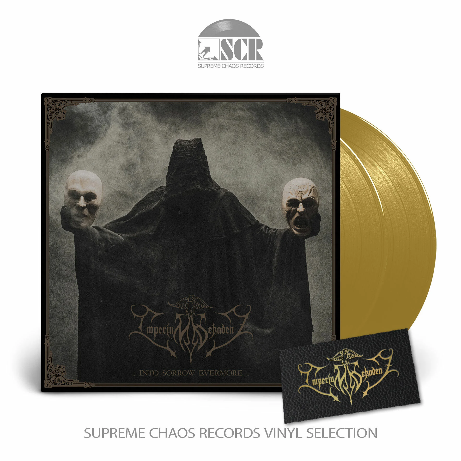 IMPERIUM DEKADENZ · Into Sorrow Evermore | EXCUSIVE.GOLD+PATCH 2LP (Black Metal Vinyl)