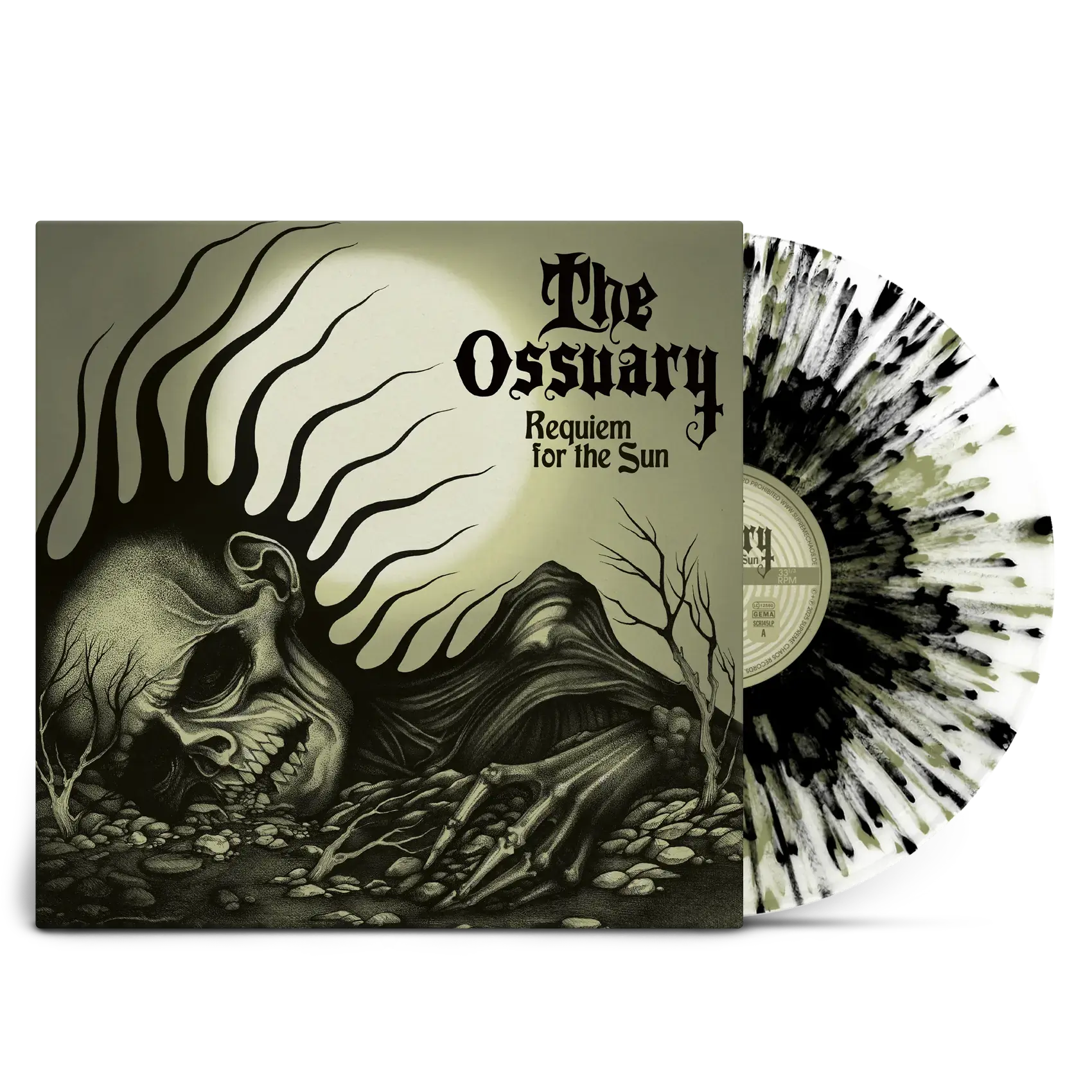 THE OSSUARY · Requiem For The Sun | WOODEN LP+MC+CD BOX (Doom Metal/Doom Rock/Occult Rock Vinyl) · Bild 2