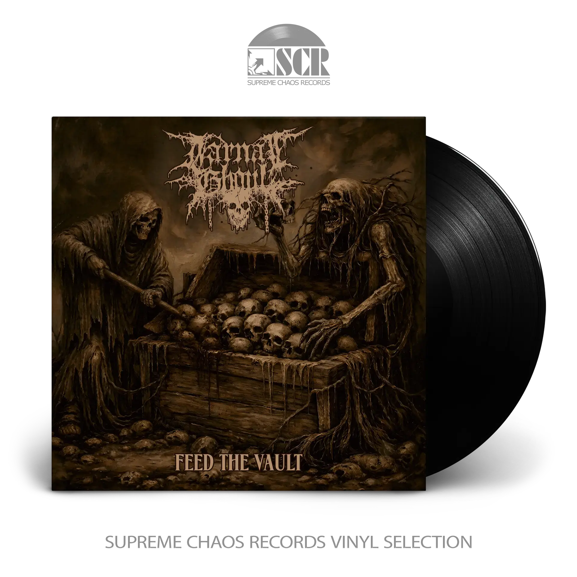CARNAL GHOUL · Feed the Vault | BLACK LP (Death Metal Vinyl)
