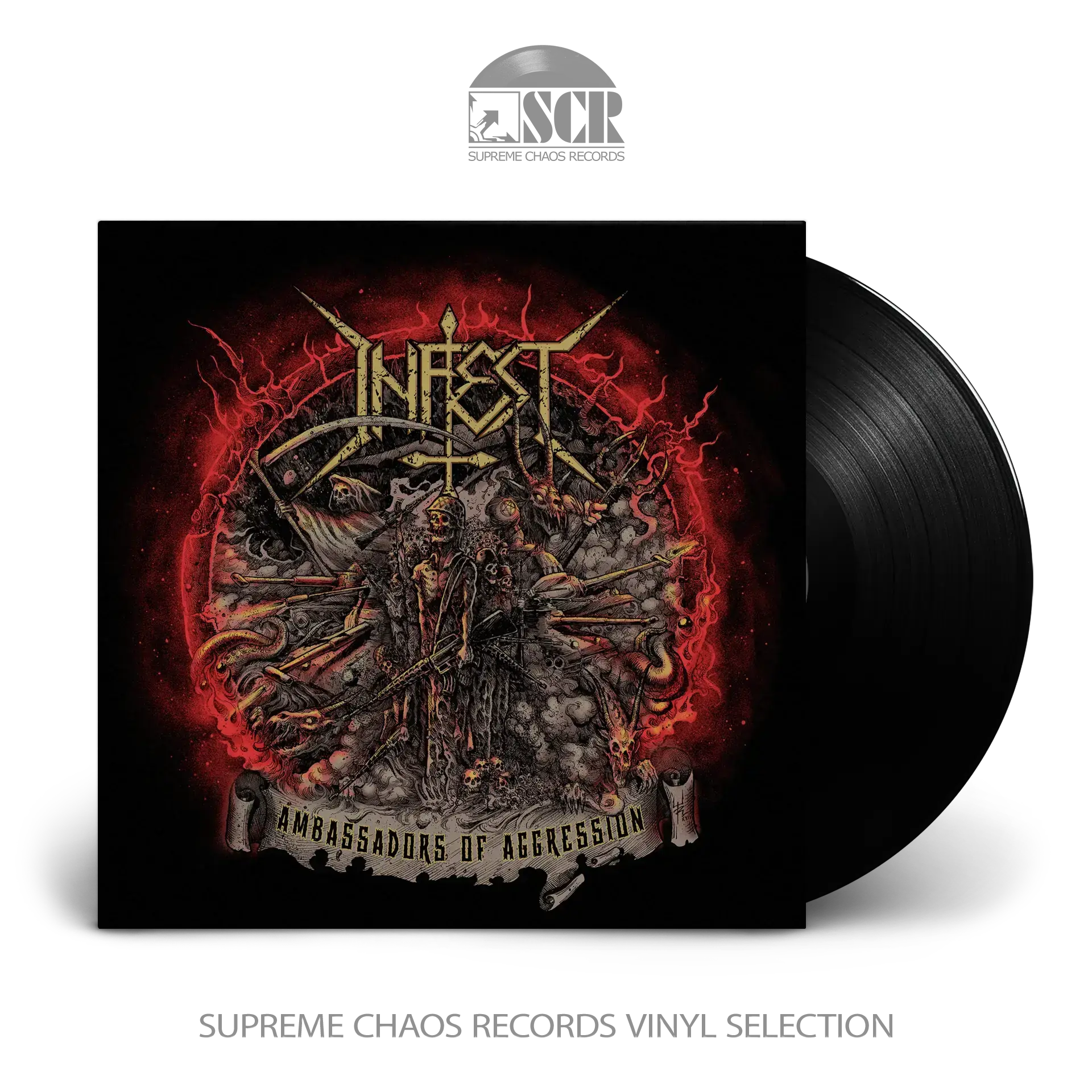 INFEST - Ambassadors Of Aggression · BLACK LP (Death Metal/Thrash Metal Vinyl)