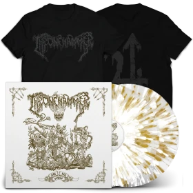 THRONEHAMMER - Slay | Kill | Erase [T-SHIRT+CLEAR WHITE GOLD 2LP] (Doom Metal/Epic Metal/Death Metal/Heavy Metal Vinyl)