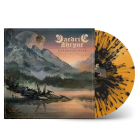 DAEDRIC SHRYNE · Galactic Pain | TRANSPARENT ORANGE/BLACK SPLATTER LP (Heavy Metal Vinyl)