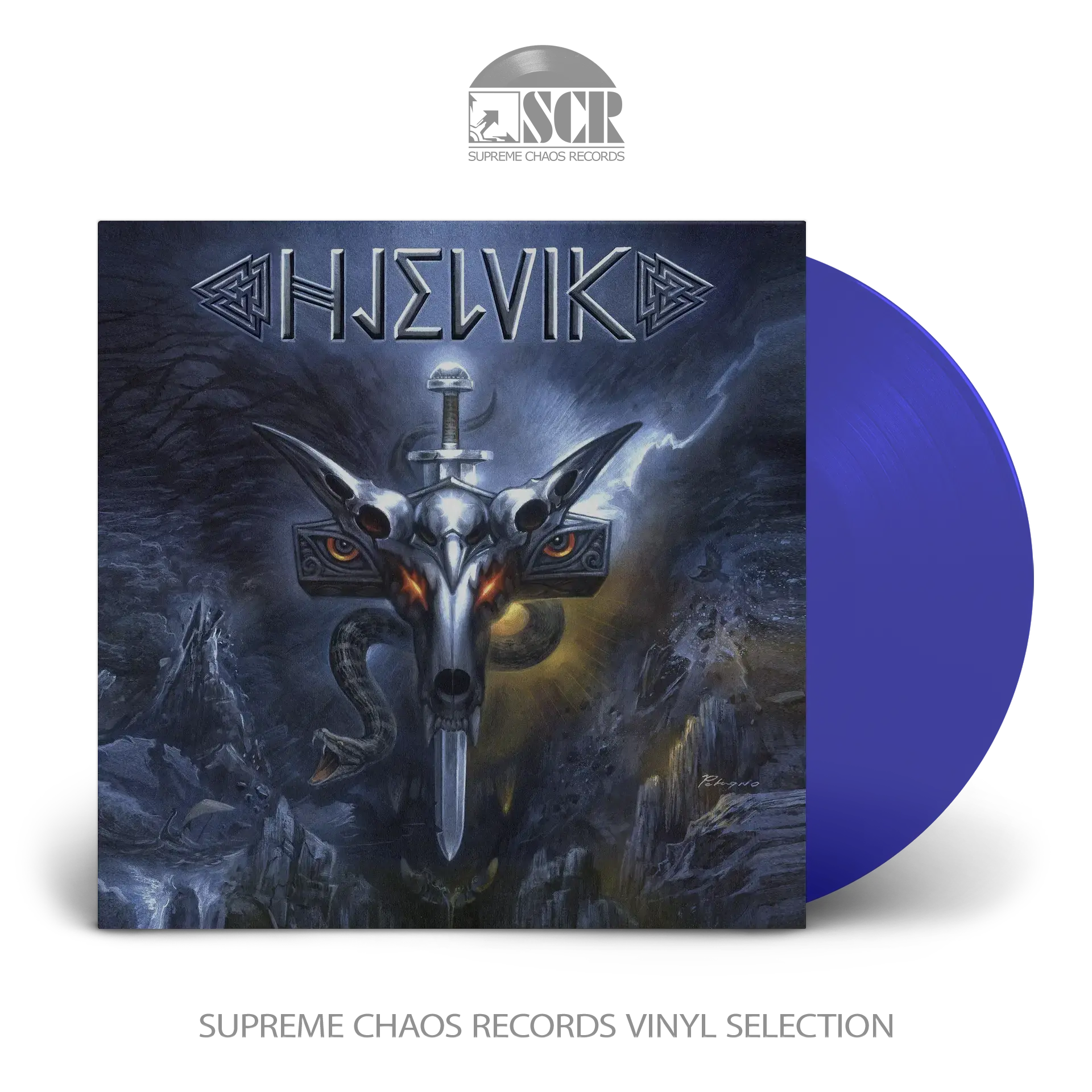 HJELVIK · Welcome to hel | FROST BITE BLUE LP (Heavy Metal Vinyl)