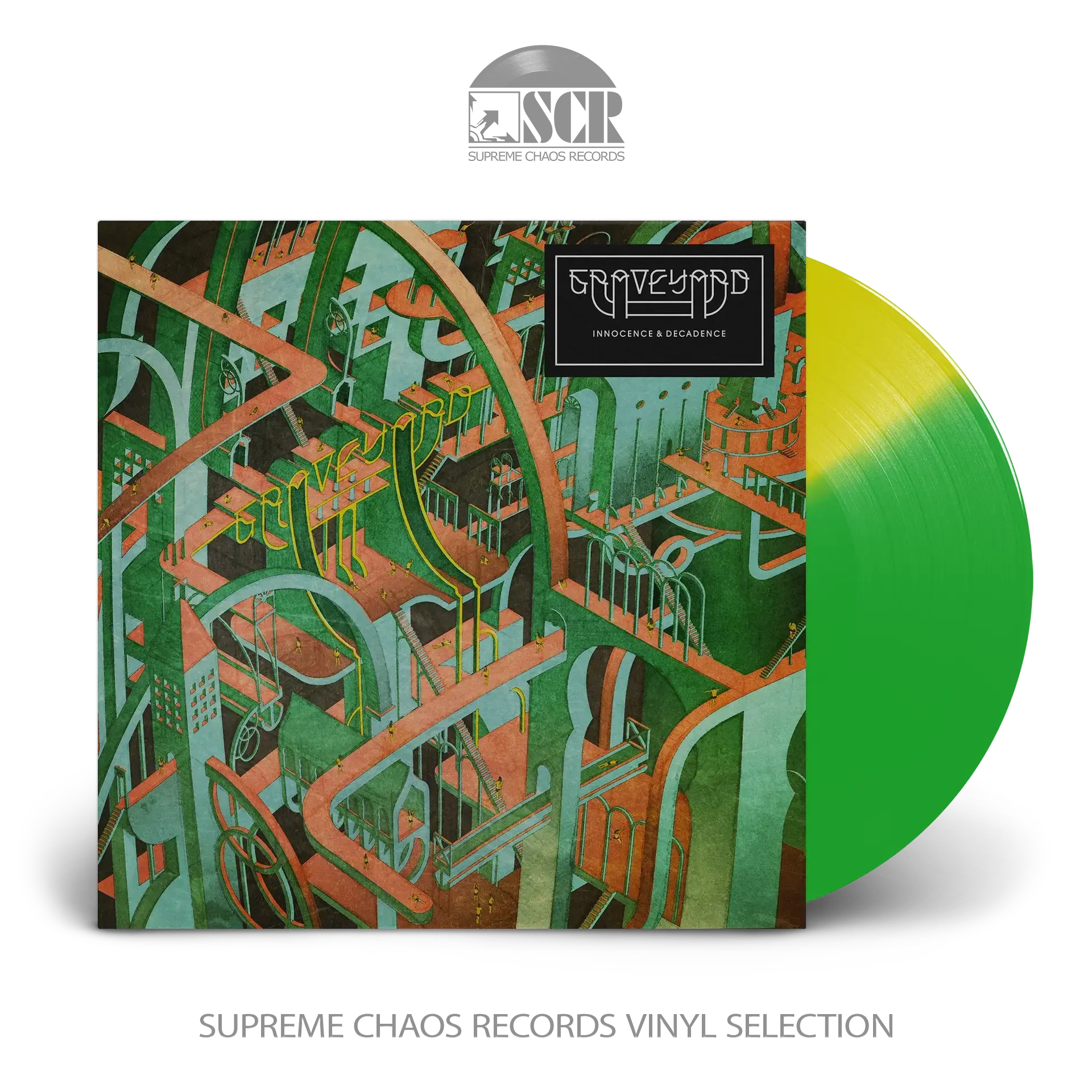 GRAVEYARD (SWE) · Innocence & Decadence | GREEN/ORANGE LP (Hard Rock Vinyl)