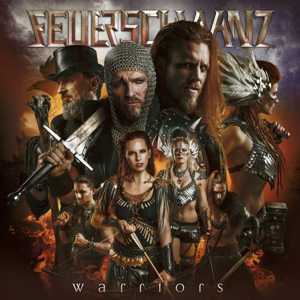 FEUERSCHWANZ · Warriors | BLACK LP (Medieval Rock Vinyl) · Bild 1