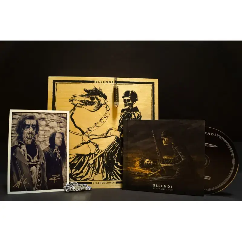 ELLENDE · Lebensnehmer | WOODEN CD BOX SET (Black Metal CDs) · Bild 1