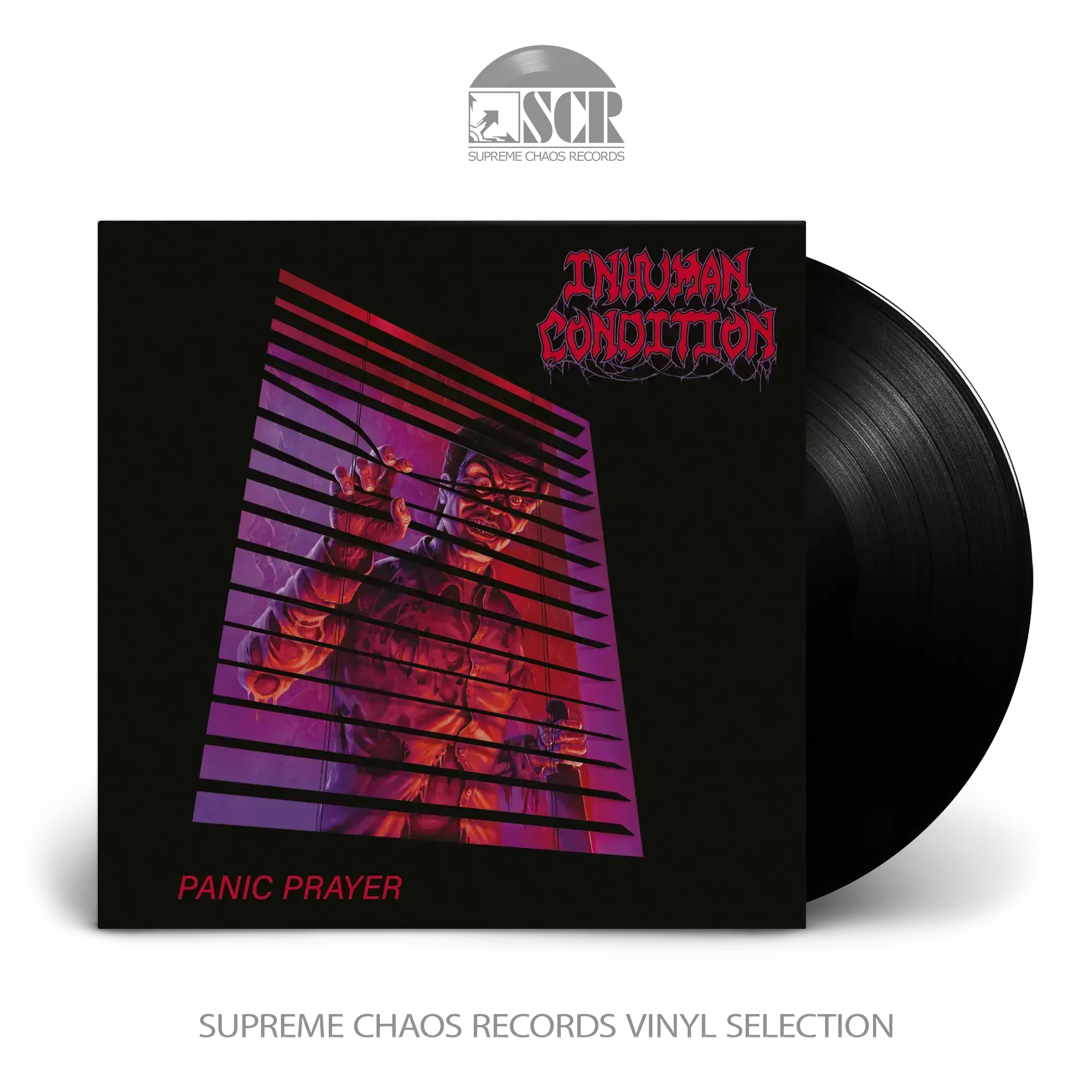 INHUMAN CONDITION · Panic Prayer | BLACK LP (Death Metal Vinyl)