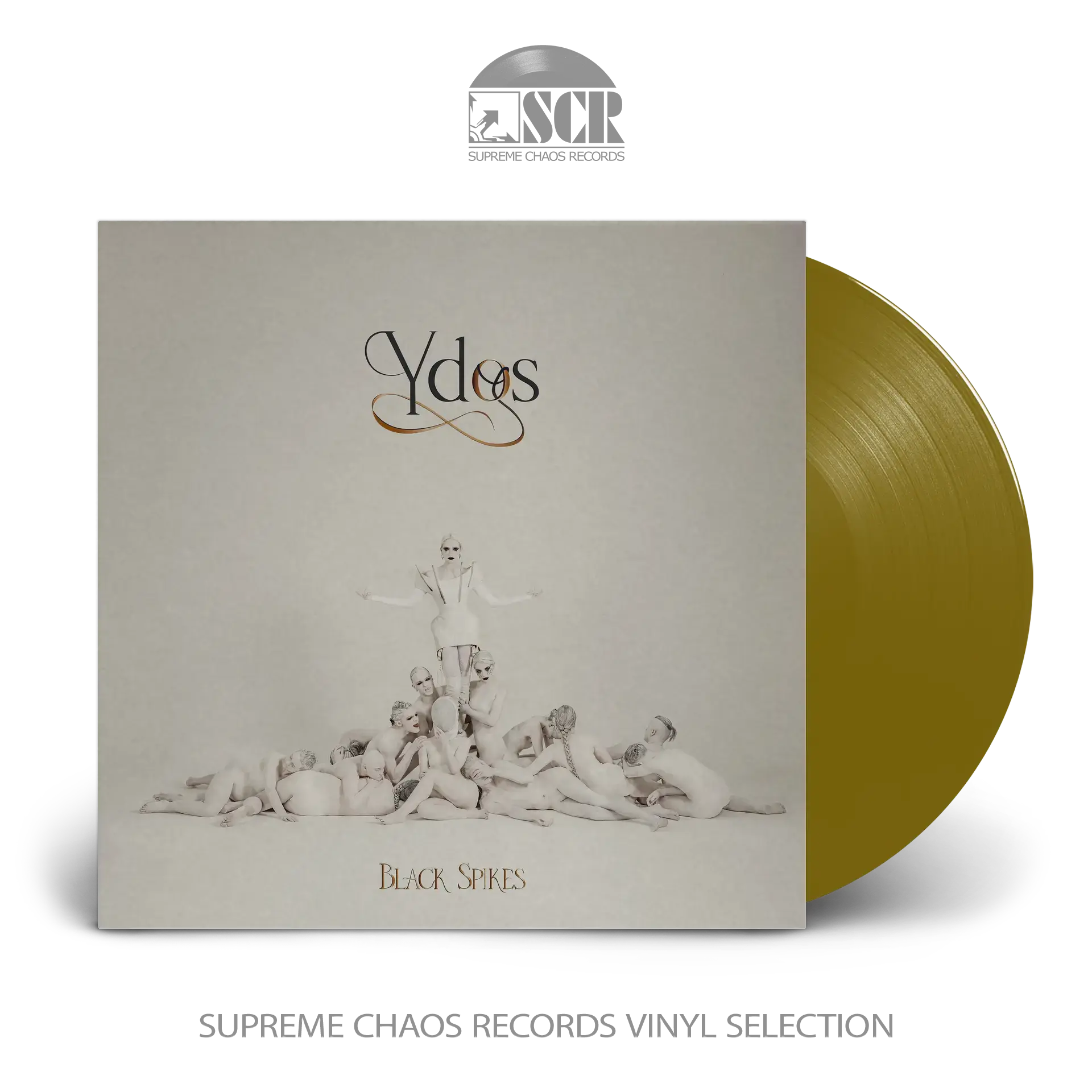YDOS · Black Spikes | GOLD LP (Progressive Metal Vinyl)