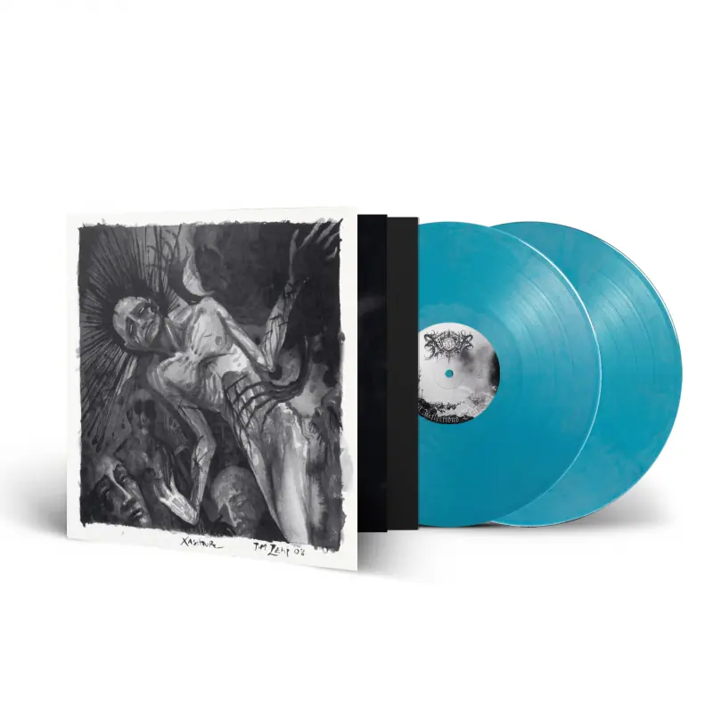 XASTHUR · All Reflections Drained | SILVER/BLUE MARBLED DLP (Black Metal Vinyl)