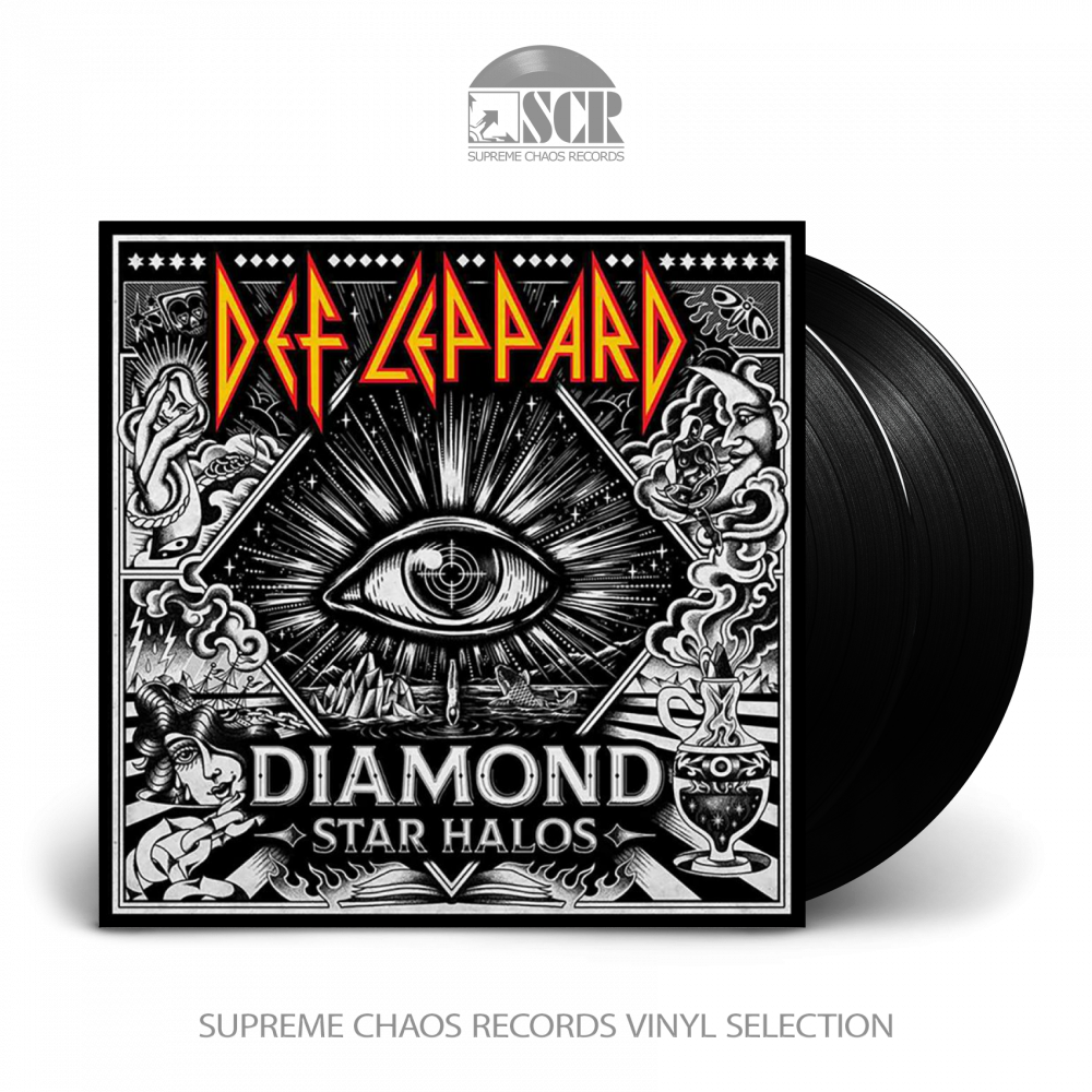 DEF LEPPARD · Diamond Star Halos | BLACK 2LP (Hardrock Vinyl)