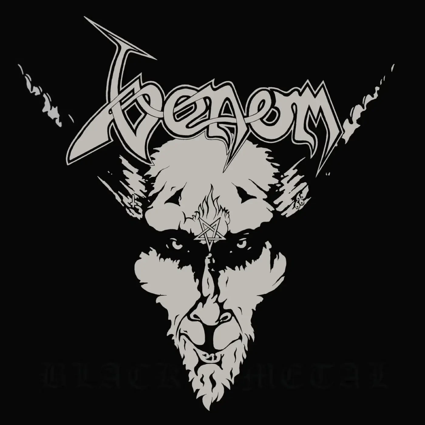 VENOM · Black Metal (40th Anniversary) | SILVER/BLACK LP (Black Metal Vinyl) · Bild 1
