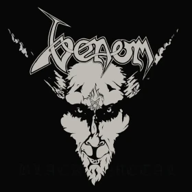 VENOM · Black Metal (40th Anniversary) | SILVER/BLACK LP (Black Metal Vinyl) · Bild 1