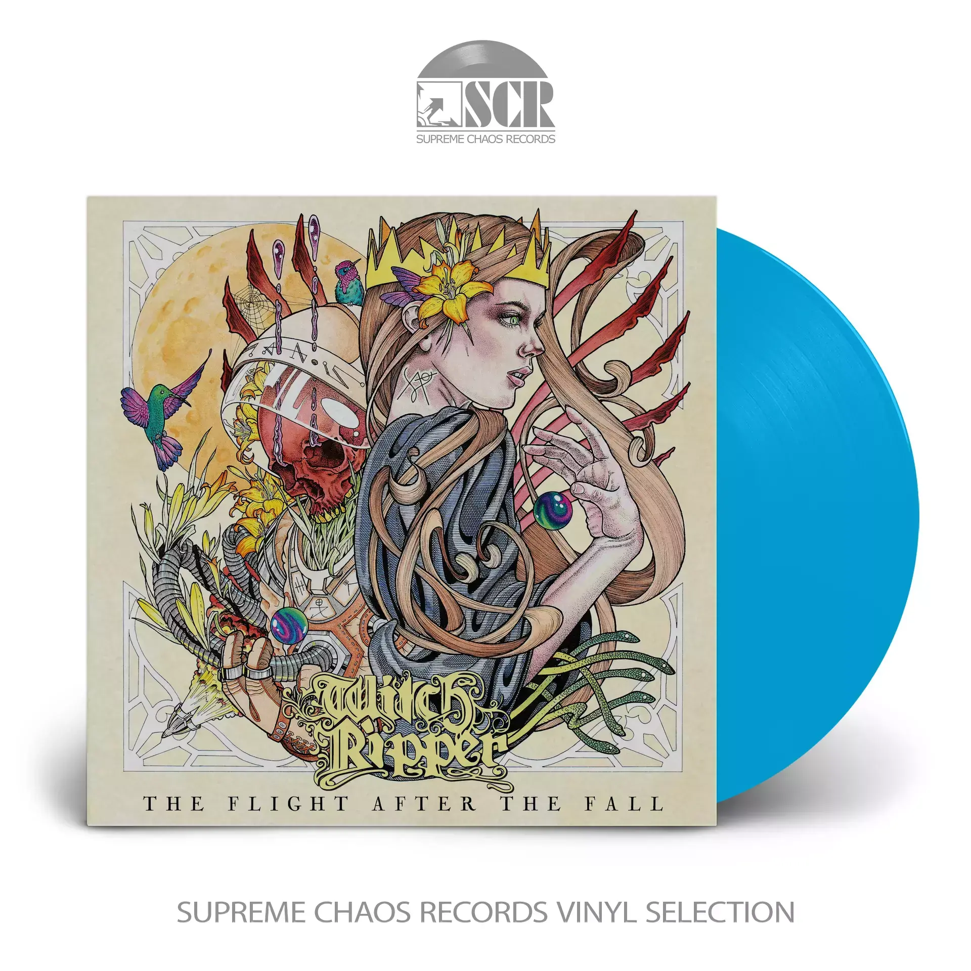 WITCH RIPPER - The Flight After The Fall · BLUE LP (Sludge Metal/Stoner Metal Vinyl)