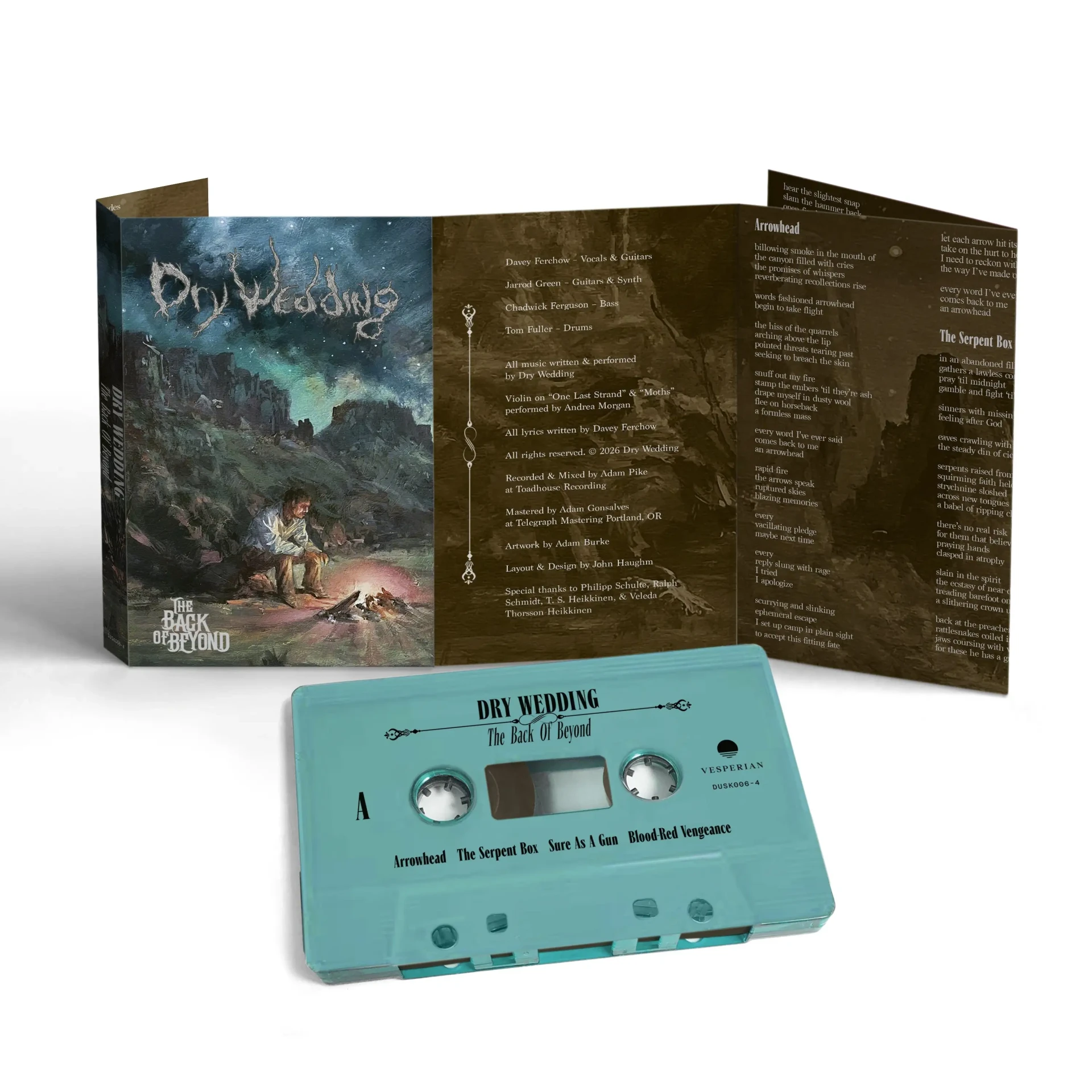 DRY WEDDING · The Back Of Beyond | SEA GREEN TAPE (Doom Metal/Post Punk Tapes)