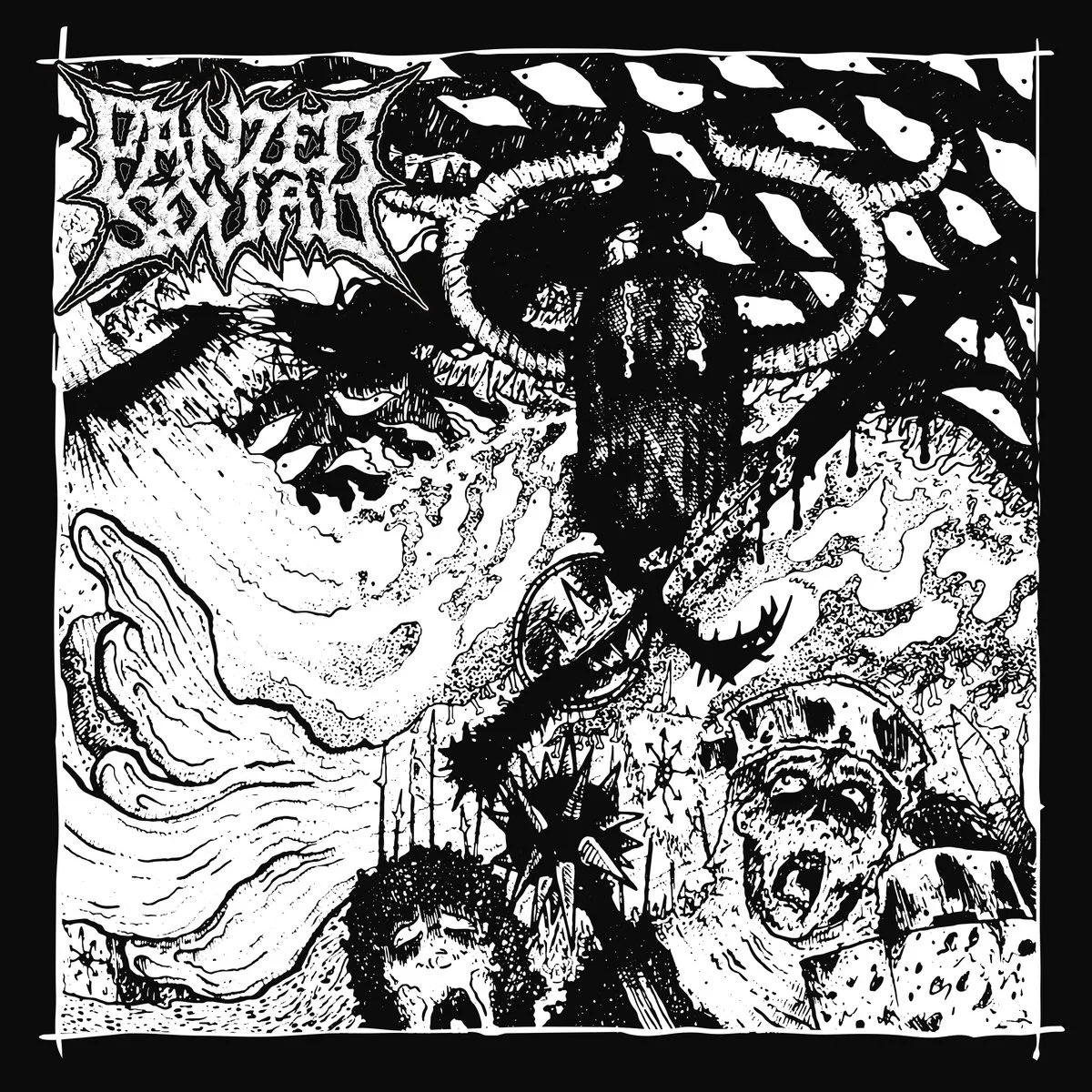 PANZER SQUAD · Panzer Squad | BLACK 7" EP (Death Metal Vinyl) · Bild 1