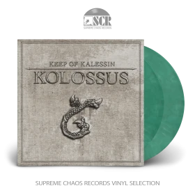 KEEP OF KALESSIN · Kolossus | TURQUOISE MARBLED DLP (Black Metal Vinyl)