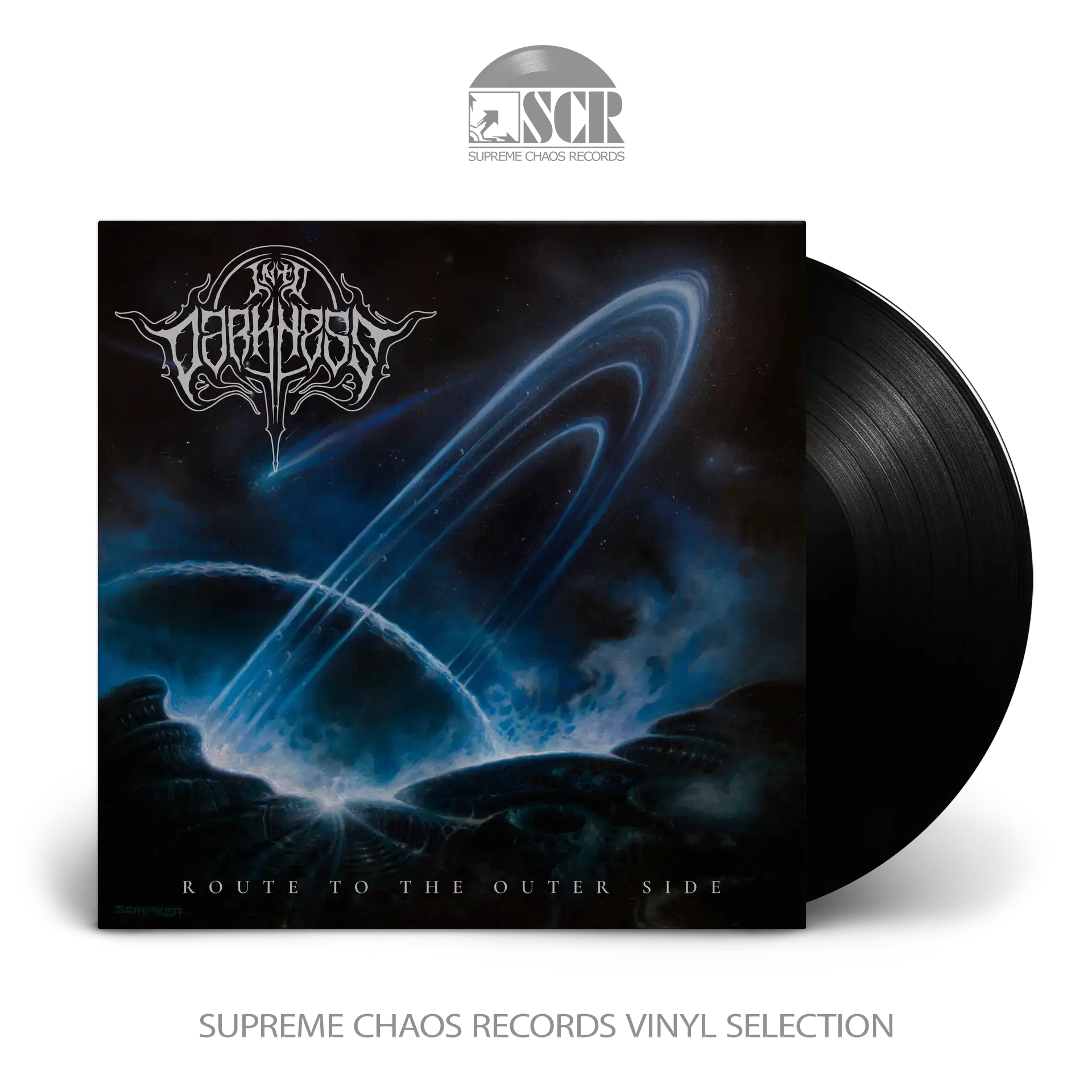 INTO DARKNESS · Route to the Other Side | BLACK LP (Death Metal Vinyl)