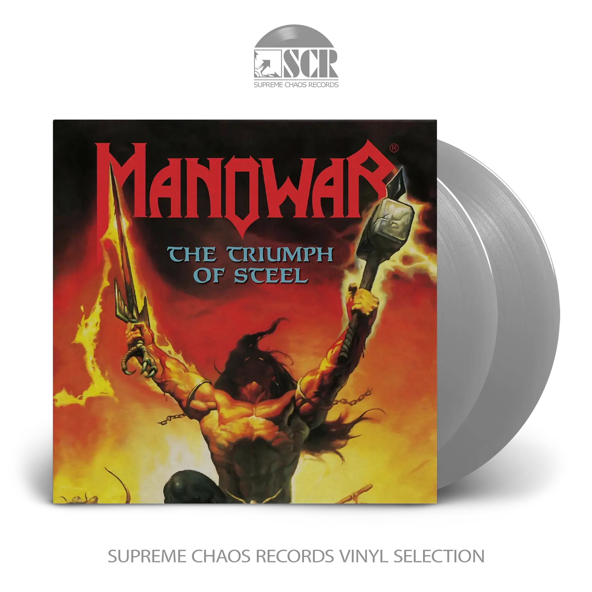 MANOWAR · The Triumph of Steel | SILVER 2LP (Heavy Metal Vinyl)