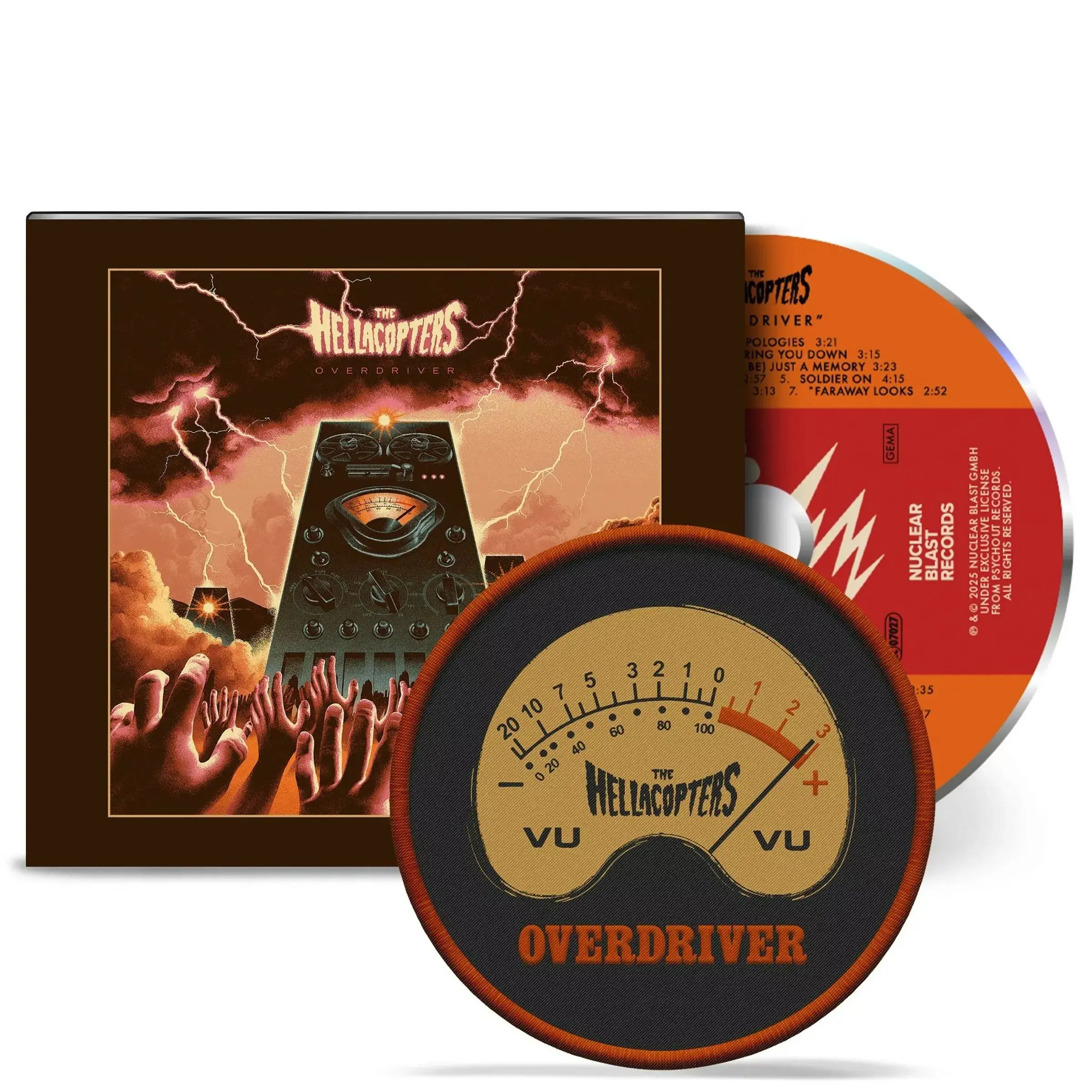 THE HELLACOPTERS · Overdriver | DIGIPAK CD+PATCH (Hard Rock CDs)
