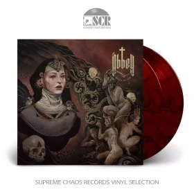 THE ABBEY · Word Of Sin | RED/BLACK MARBLED 2LP (Stoner Rock Vinyl)