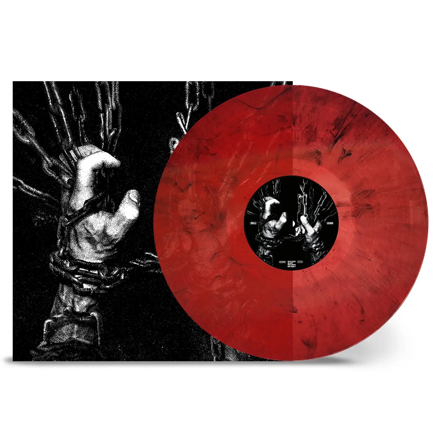NECKBREAKKER · Within The Viscera | TRANSPARENT RED/BLACK MARBLED LP (Death Metal Vinyl)
