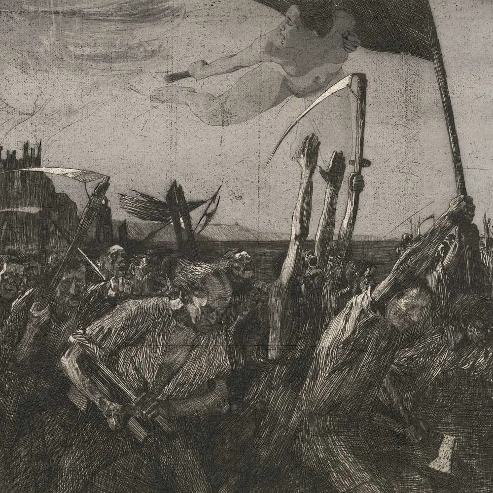 PANZERFAUST · The Suns Of Perdition · Chapter II: Render Unto Eden | CLEAR LP (Black Metal Vinyl) · Bild 1