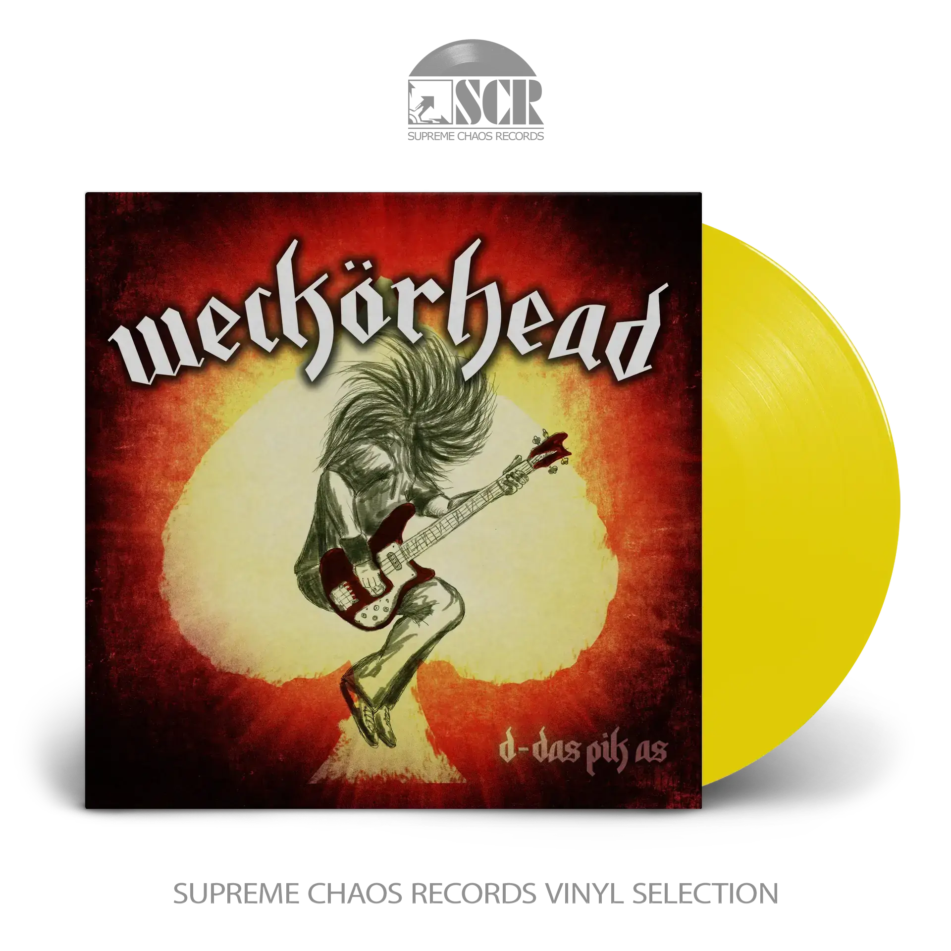 WECKÖRHEAD/SMOKING HUT ON STONES · D-das Pik As / Rock N Roll God | YELLOW 7" EP (Hard Rock/Heavy Metal Vinyl)