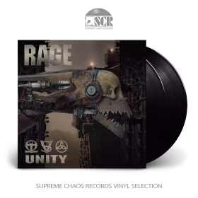 RAGE · Unity | BLACK DLP (Heavy Metal Vinyl)