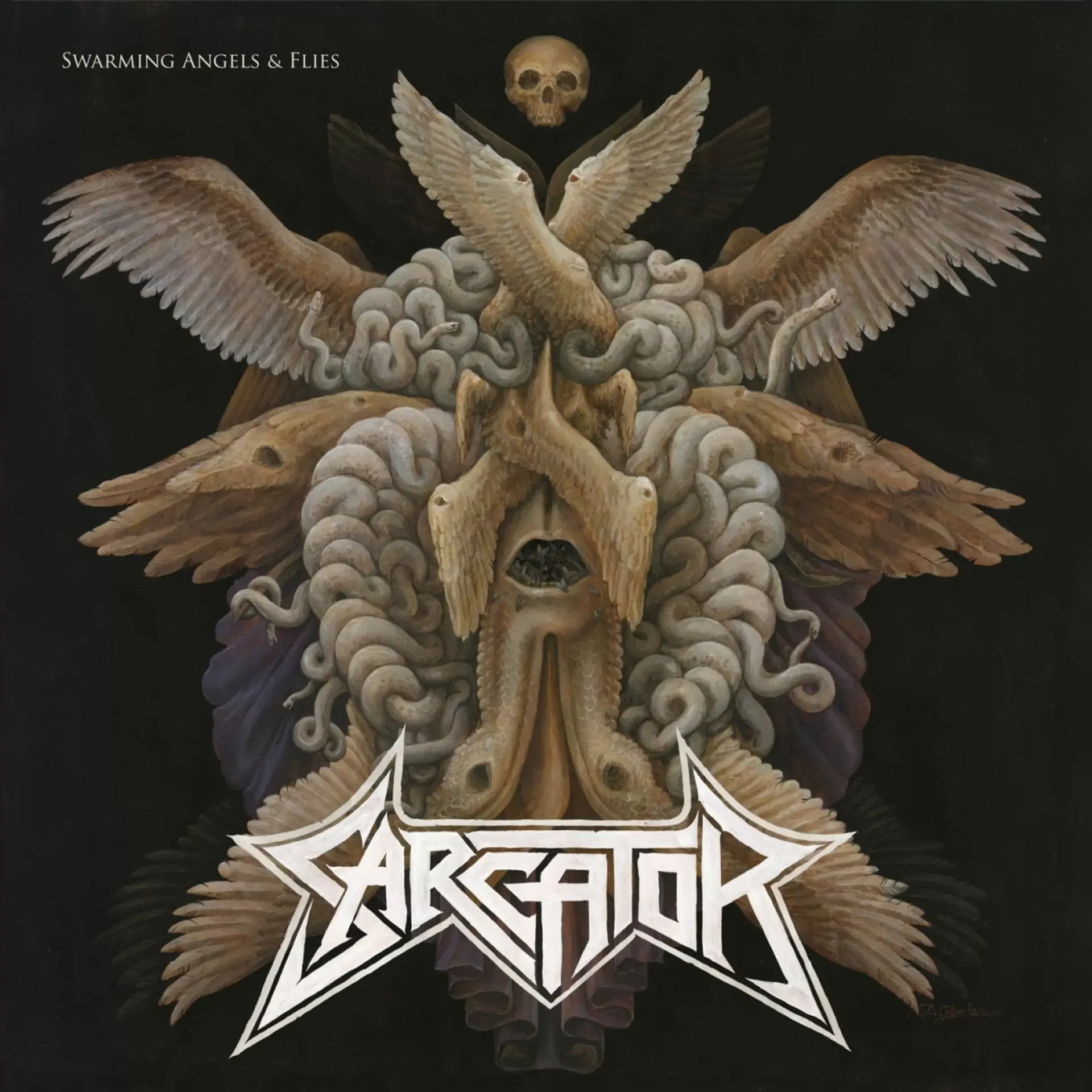 SARCATOR · Swarming Angels & Flies | BLACK LP (Black Metal/Thrash Metal Vinyl) · Bild 1