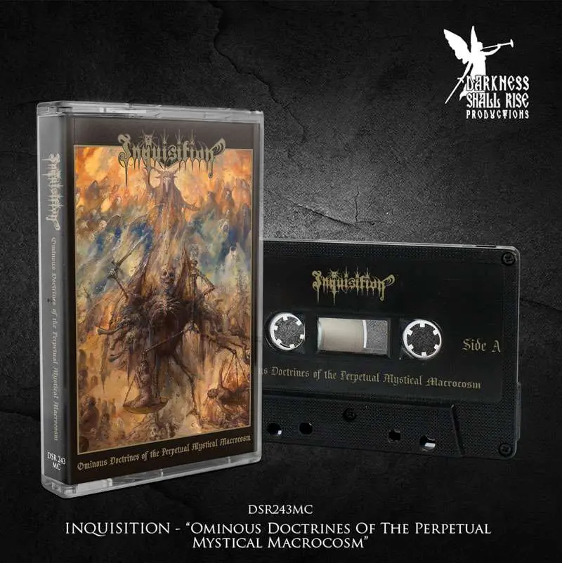 INQUISITION · Ominous Doctrines Of The Perpetual Mystical Macrocosm | BLACK TAPE (Black Metal Tapes)