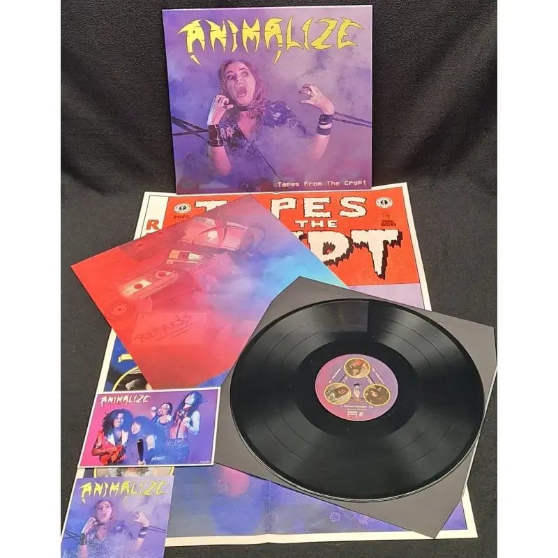 ANIMALIZE · Tapes From The Crypt | BLACK LP (Heavy Metal Vinyl) · Bild 2