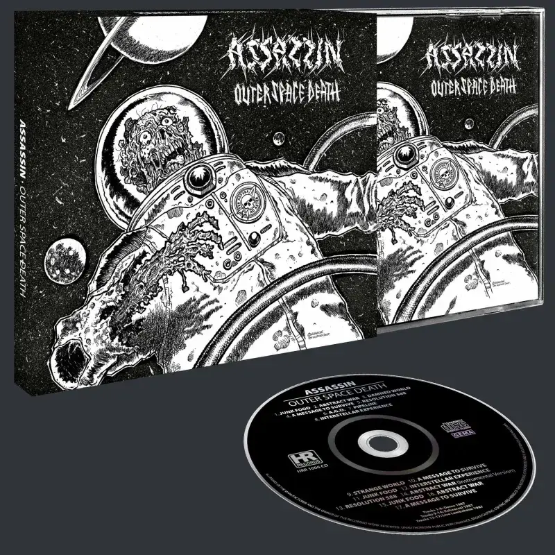 ASSASSIN · Outer Space Death | SLIPCASE CD (Thrash Metal CDs) · Bild 2